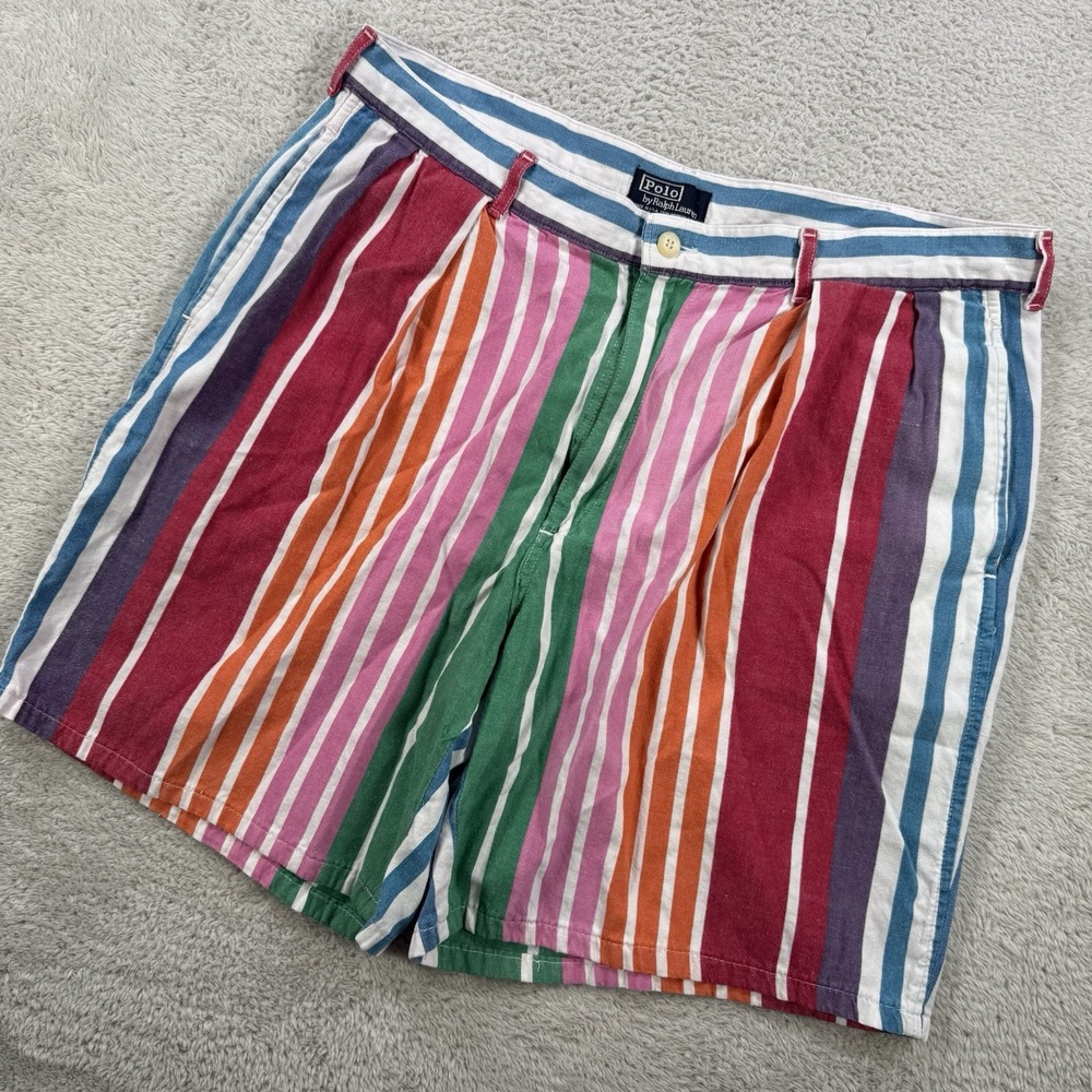Ralph Lauren Multicolor Striped Cotton Men's Shorts